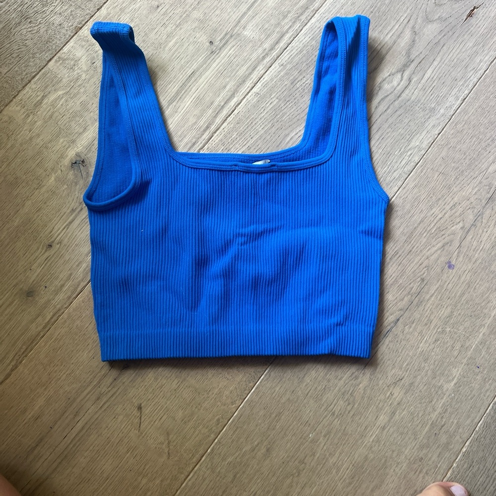 Blue crop top -perfect for summer